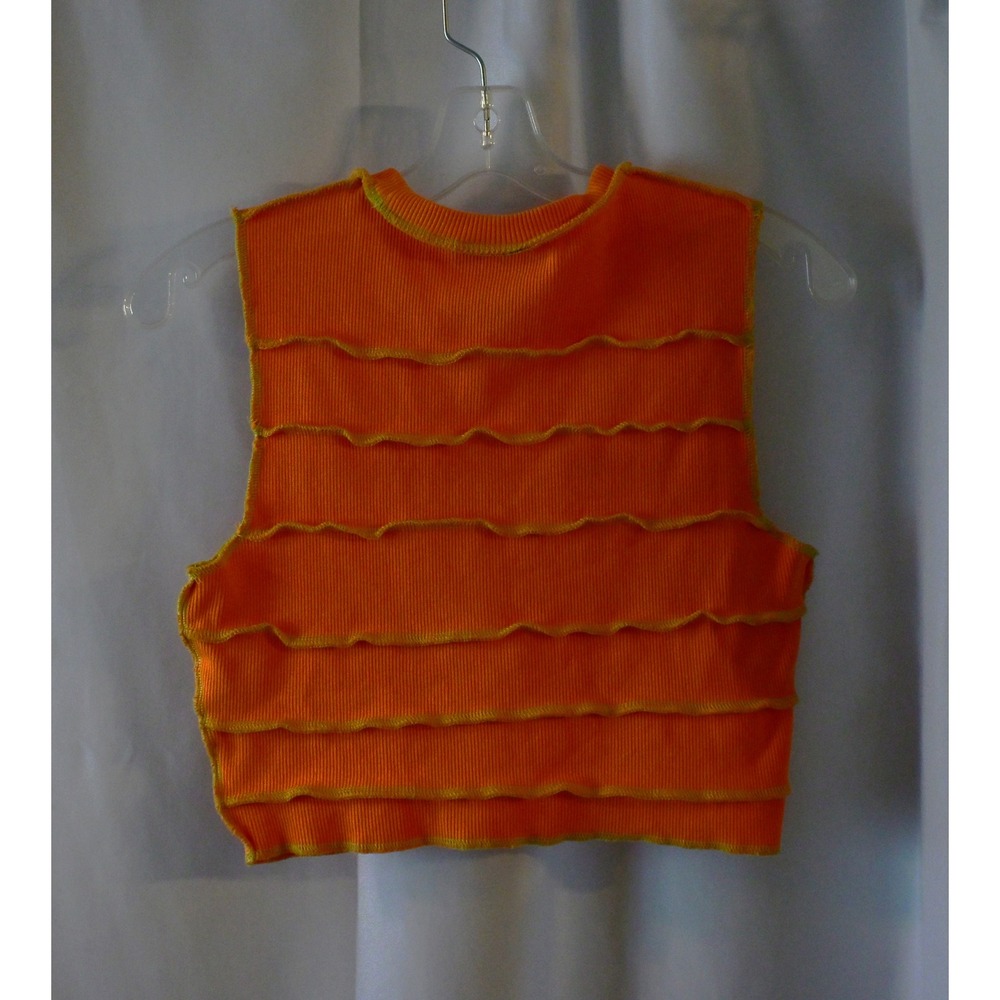 The Ragged Priest Ribbed Cut Out Crop Top - Picture 2 of 9